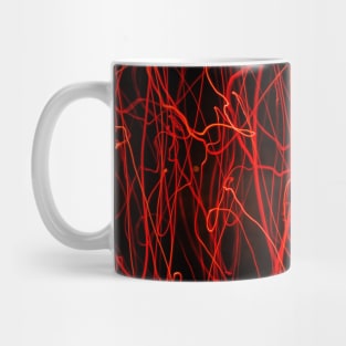 Abstraction of Red Line Mug